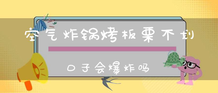 空气炸锅烤板栗不划口子会爆炸吗(空气炸锅能炸栗子吗)